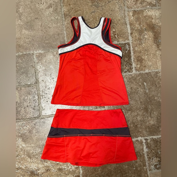Lucky in Love Women’s Size Medium Top & Size Large Tennis Skort 2-Piece Outfit - Picture 2 of 10